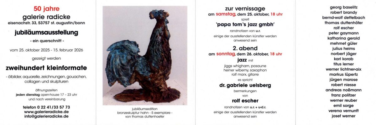 Jubiläumsausstellung – ein Querschnitt